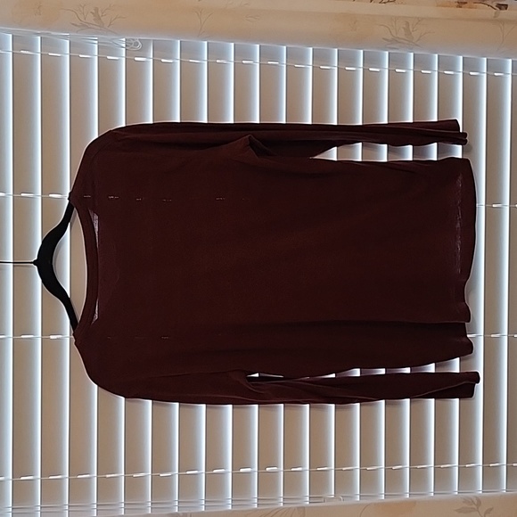 Dark Rust Old Navy soft wash Henley - Picture 2 of 6